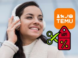 Temu 'casi regala' audífonos Lenovo inalámbricos con 58% de descuento por solo 155 pesos