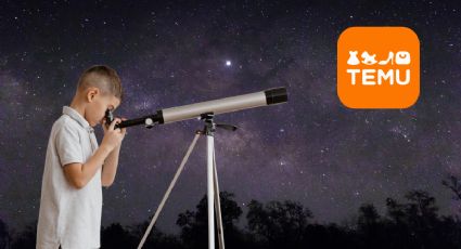 Temu remata telescopio astronómico por menos de 300 pesos: así puedes ver eclipses, la Luna y las estrellas