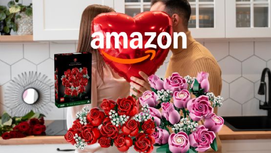San Valentín 2026: Amazon remata flores LEGO con descuentos de hasta 44%