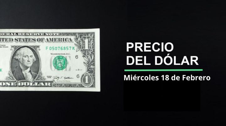 Precio dólar hoy, 18 de febrero 2026: ¿Sigue dólar en racha? Así cotiza el tipo de cambio en México