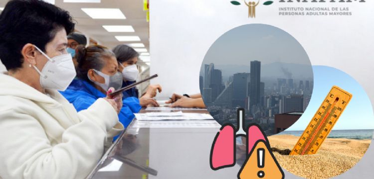 INAPAM lanza alerta: adultos mayores en riesgo por clima extremo y contingencia ambiental