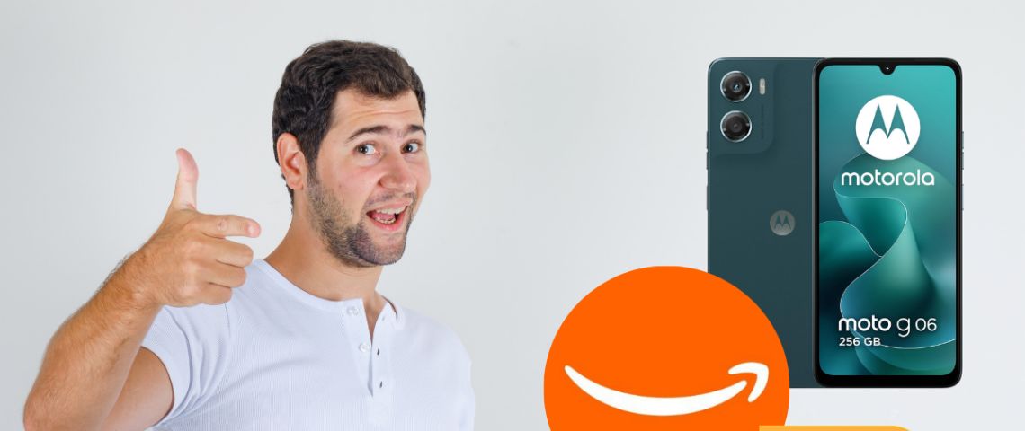 Amazon remata Motorola G06 con 30% de descuento: cámara avanzada para fotos más nítidas