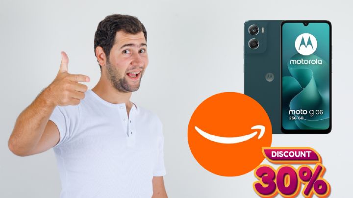 Amazon remata Motorola G06 con 30% de descuento: cámara avanzada para fotos más nítidas