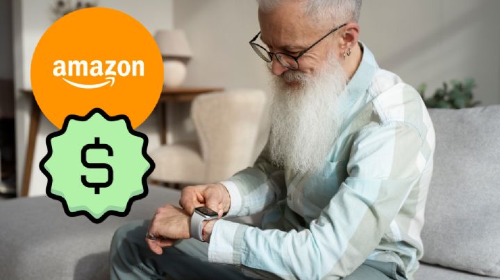 Amazon baja el precio de reloj inteligente ideal para adultos mayores por su monitoreo de salud y gran batería