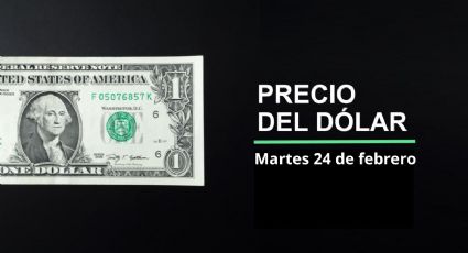 Precio dólar hoy, 24 de febrero 2026: ¿Dólar a la baja? Así cotiza el tipo de cambio en México
