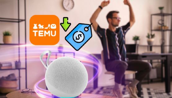 Temu remata bocina portátil compatible con Alexa y luces RGB por menos de 230 pesos