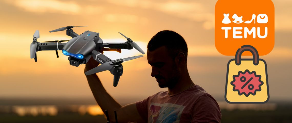 Temu remata dron plegable para principiantes: cuesta desde 160 pesos y tiene envío gratis