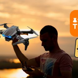Temu remata dron plegable para principiantes: cuesta desde 160 pesos y tiene envío gratis
