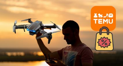 Temu remata dron plegable para principiantes: cuesta desde 160 pesos y tiene envío gratis
