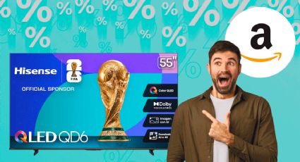 Amazon baja el precio de esta TV Hisense 4K de 55 pulgadas y ahora cuesta menos de 7,000 pesos
