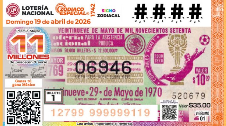 Sorteo Zodiaco Especial 1742 : Números ganadores de la Lotería Nacional hoy 19 de abril 2026