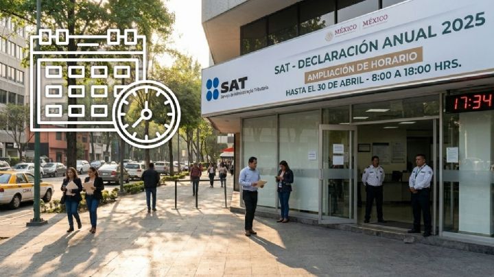 Declaración Anual 2025: SAT amplía horario de atención hasta el 30 de abril