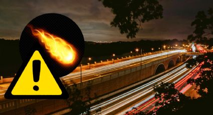¿Invasión OVNI? Captan misteriosa bola de fuego en autopista de México | VIDEO