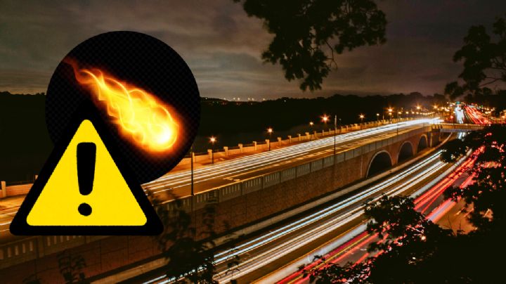 ¿Invasión OVNI? Captan misteriosa bola de fuego en autopista de México | VIDEO