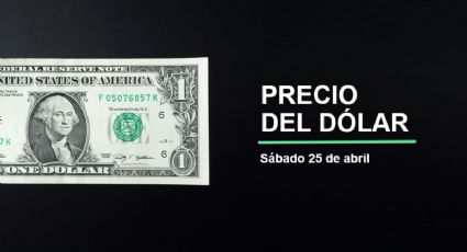 Precio dólar hoy, 25 de abril 2026: ¿El peso se tambalea? Así cotiza el tipo de cambio en México