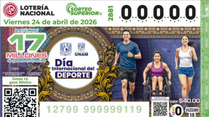 Resultados del Sorteo Superior 2881 de la Lotería Nacional: Números ganadores del 24 de abril 2026