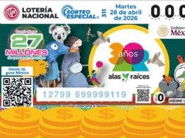 Resultados del Sorteo Especial 311 de la Lotería Nacional: Números ganadores del 28 de abril de 2026