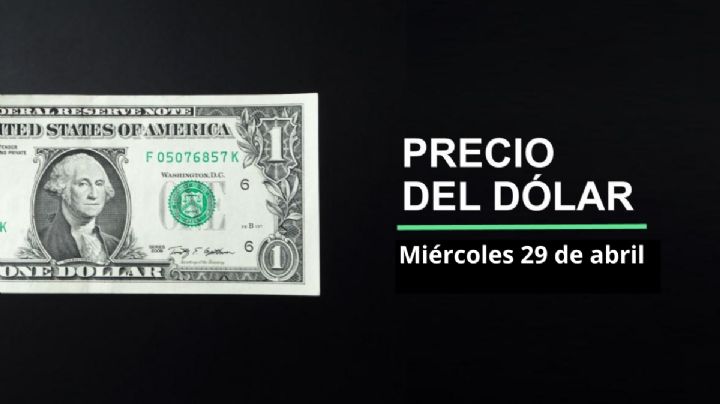 Precio dólar hoy, 29 de abril 2026: ¿Sigue racha del peso? Así cotiza el tipo de cambio en México
