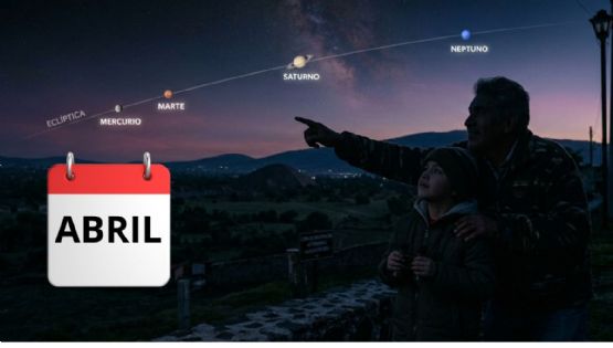 Alineación planetaria en abril 2026: Cuándo y a qué hora verla desde México