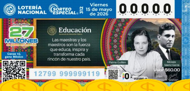 Resultados del Sorteo Especial 312 de la Lotería Nacional: Números ganadores del viernes 15 de mayo