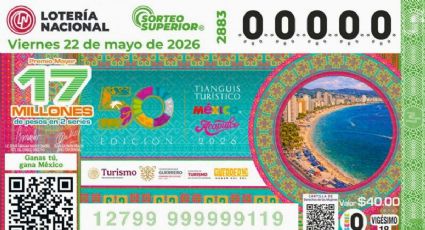 Resultados del Sorteo Superior 2883 de la Lotería Nacional: Números ganadores del 22 de mayo de 2026