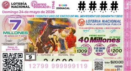 Sorteo Zodiaco 1746: Números ganadores de la Lotería Nacional hoy 24 de mayo 2026