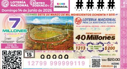 Sorteo Zodiaco 1749: Números ganadores de la Lotería Nacional hoy 14 de junio 2026