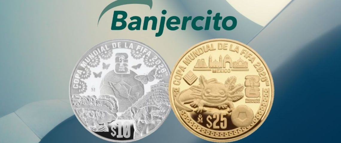 Banjército pone a la venta monedas conmemorativas de oro y plata en junio; esto valen | PRECIOS