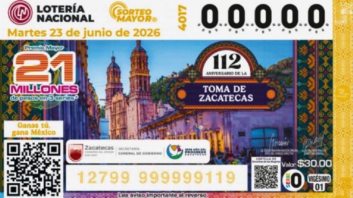 Resultados del Sorteo Mayor 4017 de la Lotería Nacional: Números ganadores del 23 de junio de 2026