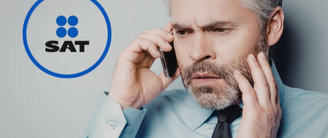 SAT advierte a contribuyentes por llamadas falsas sobre bloqueo de cuentas