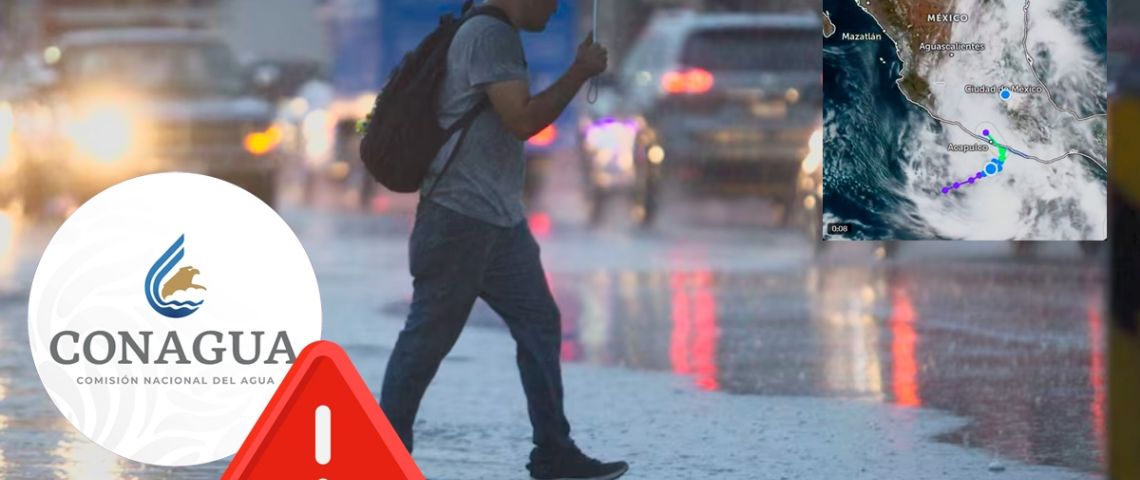 Conagua alerta por Tormenta Tropical Boris: Estos estados recibirán lluvias intensas hasta por 3 día