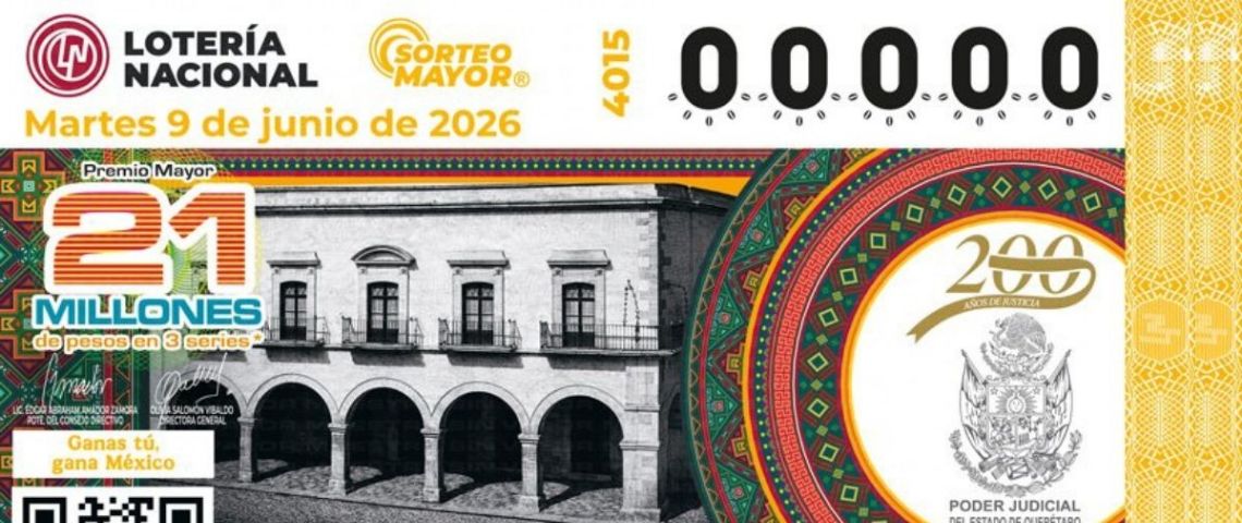 Resultados del Sorteo Mayor 4015 de la Lotería Nacional: Números ganadores del 9 de junio de 2026