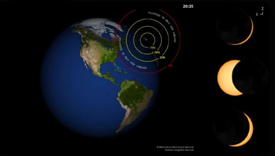 Así se vivirá el histórico trío de eclipses: estas son las fechas y los lugares donde podrán verse