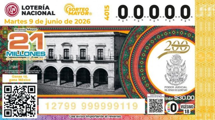 Resultados del Sorteo Mayor 4015 de la Lotería Nacional: Números ganadores del 9 de junio de 2026